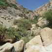 In Ein Gedi zijn verschillende watervallen 