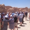 Het is heel warm op de Masada