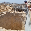 Hier een cistern - een waterreservoir - in Qumran.