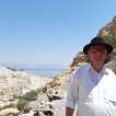 Vanuit En Gedi heb je een prachtig uitzicht op de Dode Zee