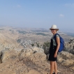 Bovenop de Mount Arbel hebben we een prachtig uitzicht!