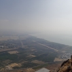 Het meer van Galilea wordt steeds duidelijker zichtbaar.