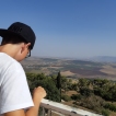 Vanaf de Thabor hebben we een prachtig uitzicht over Galilea.