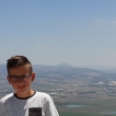 De jarige Stephan op de berg Karmel