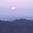 Zonsopgang op de berg Horeb