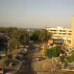 Vanuit de hotelkamer in Aqaba