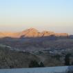 UItzicht vanuit het hotel te Petra