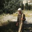 Een schaapherder in Nazareth Village