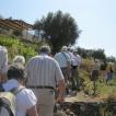 Nazareth Village ligt op een helling