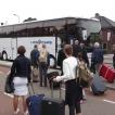 Toen kwam eindelijk de bus aan in Woudenberg.
