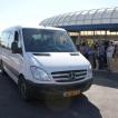De taxibus voor de klim