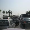 Het chaotische wegverkeer in Cairo