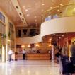 De lobby van het hotel