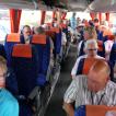 In de bus op weg naar de Dode Zee
